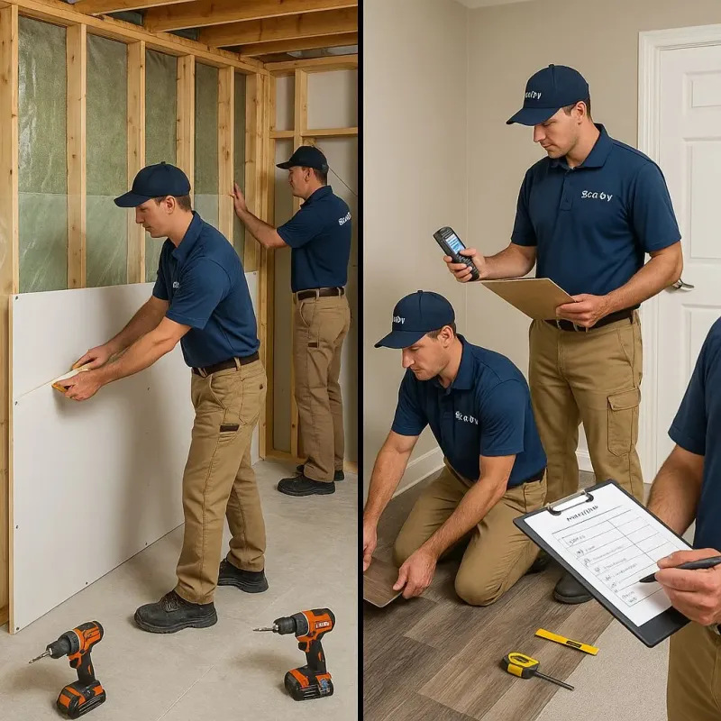 Repairs and Reconstruction process in Paloma Creek, TX
